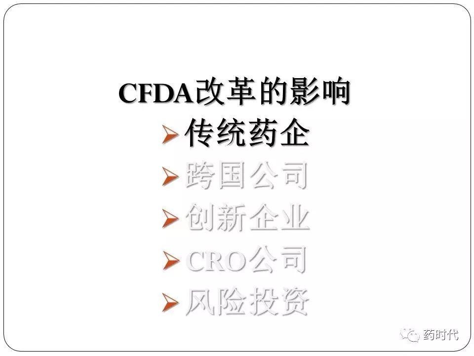 谢雨礼博士 | CFDA最近的改革及其影响