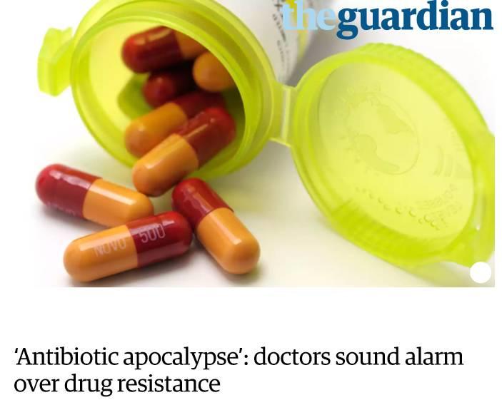 人类面临“抗生素大灾难”！医生拉响耐药性警报！