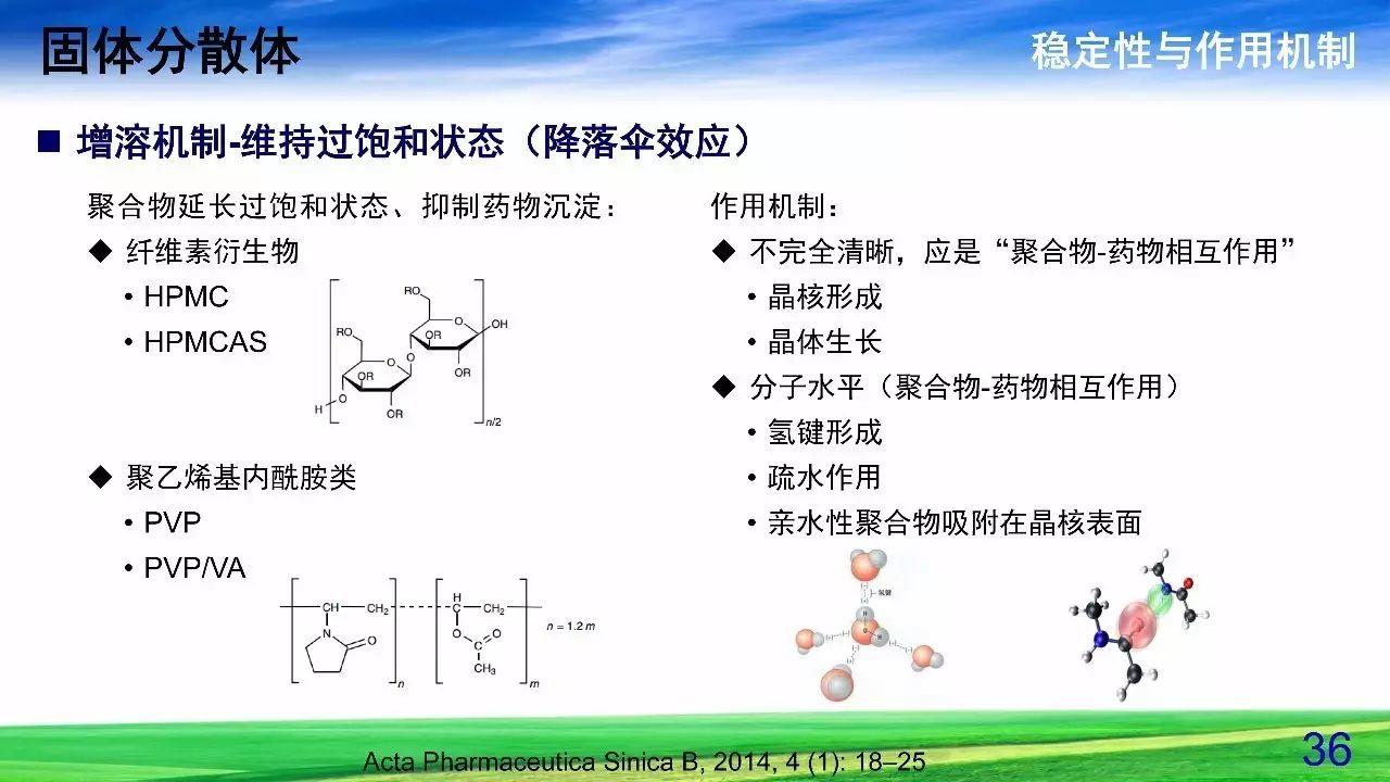 难溶性药物增溶策略——固体分散体