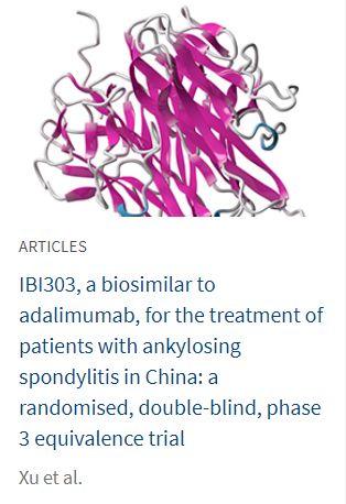 再出佳绩！信达生物IBI303在强直性脊柱炎患者中Ⅲ期关键研究结果荣登《柳叶刀•风湿病学》