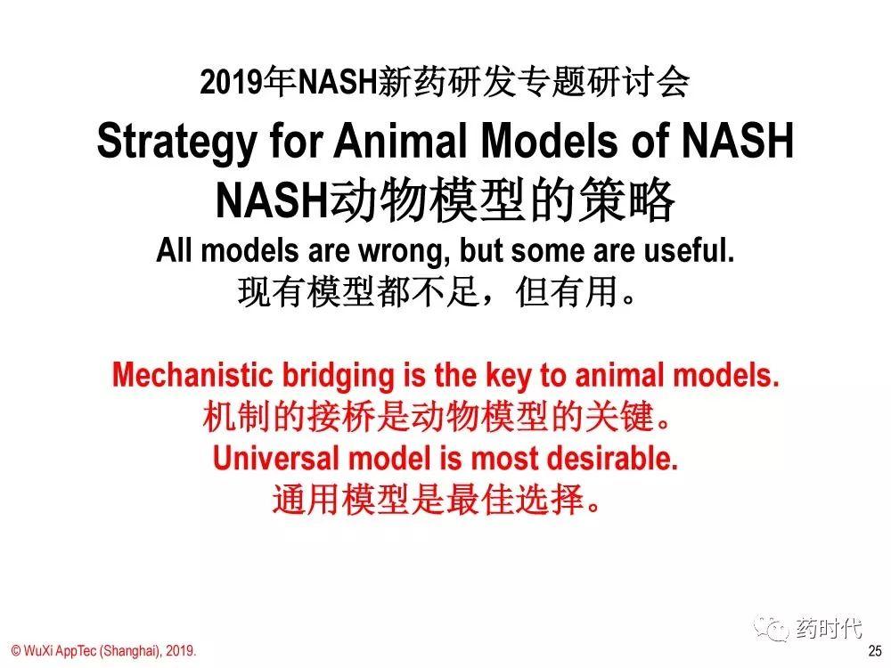 徐德鸣博士 | NASH动物模型的策略：现有模型都不足，但有用
