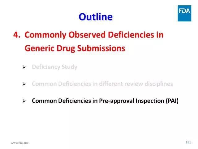 【视频、PPT】美国FDA仿制药申报技术讲座（一）