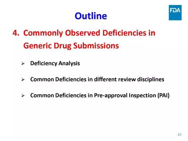 【视频、PPT】美国FDA仿制药申报技术讲座（一）