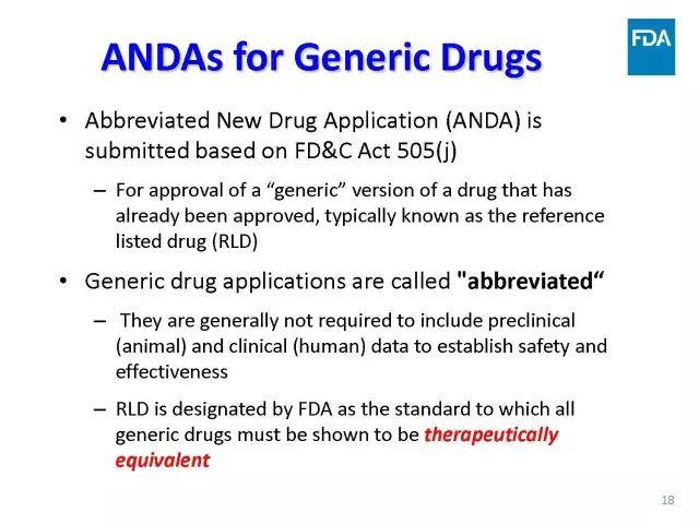 【视频、PPT】美国FDA仿制药申报技术讲座（一）