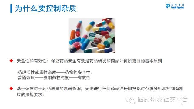 【药明康德CMC三剑客】刘振：药物质量研究中杂质的分析及控制策略