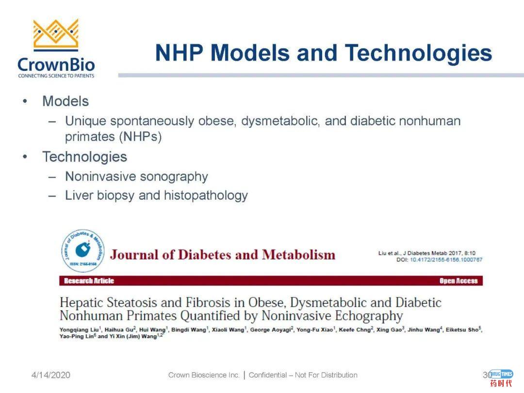 药时代直播间|“NAFLD/NASH和纤维化转化性临床前动物模型:从啮齿类动物到非人类灵长类动物(NHP)”网络研讨会问题解答