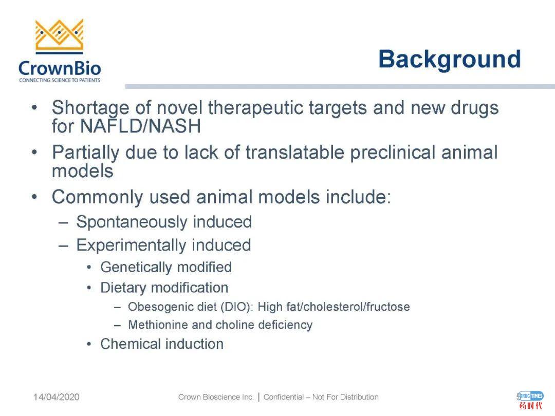 药时代直播间|“NAFLD/NASH和纤维化转化性临床前动物模型:从啮齿类动物到非人类灵长类动物(NHP)”网络研讨会问题解答