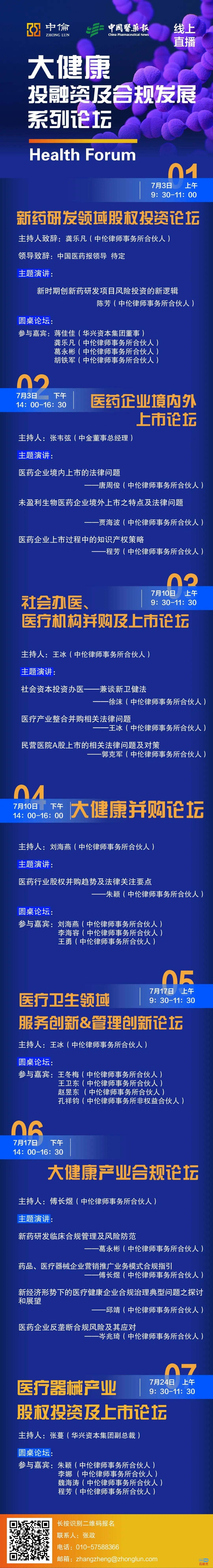 药时代推荐 | 大健康投融资及合规发展系列论坛