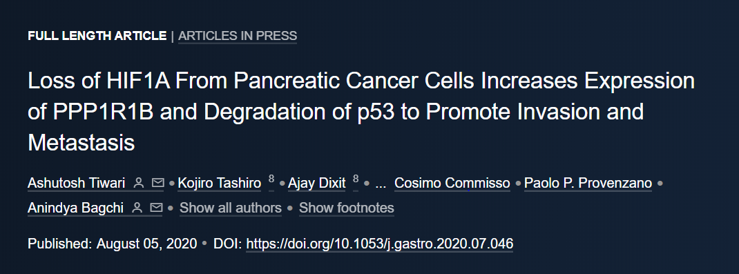 在癌症进程中“反复横跳”的蛋白——阻断PPP1R1B蛋白有助于胰腺癌转移