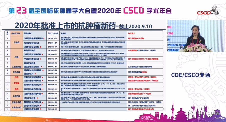 视频 | CDE杨志敏部长：《2020年中国抗肿瘤创新药审评情况报告》