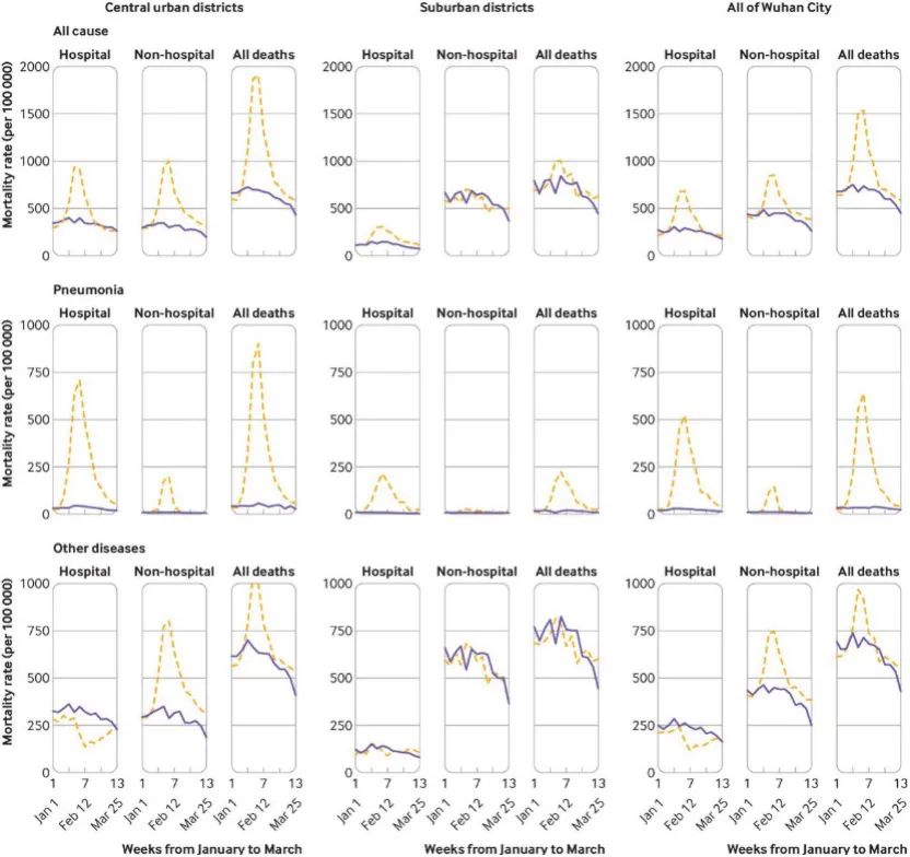 BMJ：2020年新冠疫情如何改变我国的整体死亡率？