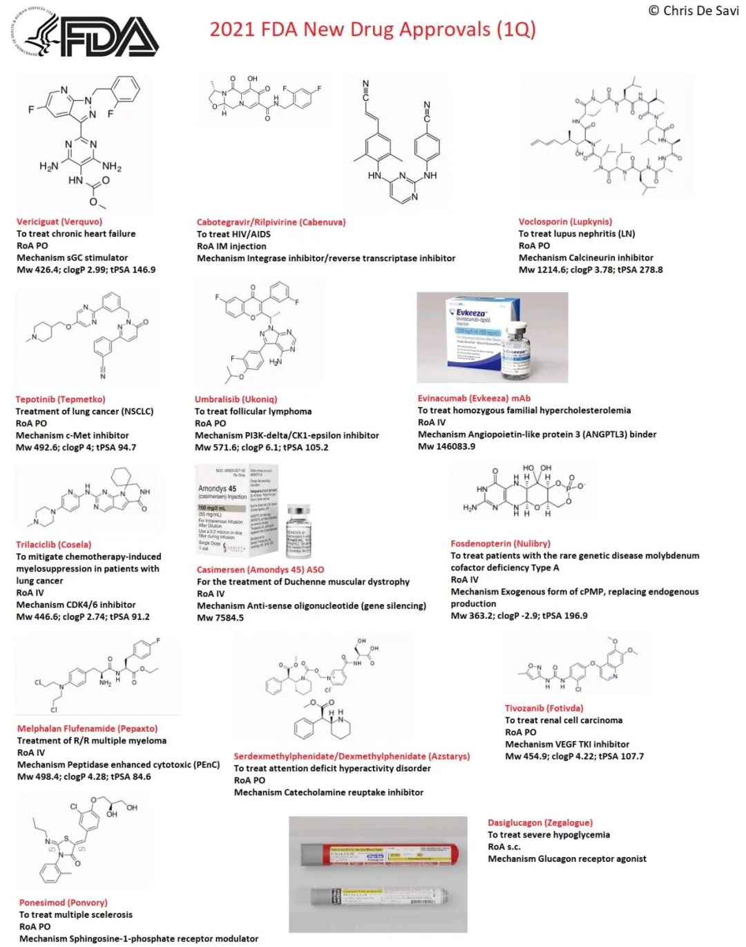 2021第一季度FDA新药 (一)