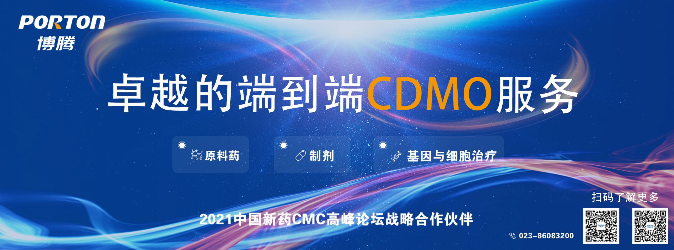 卓越的端到端CDMO服务