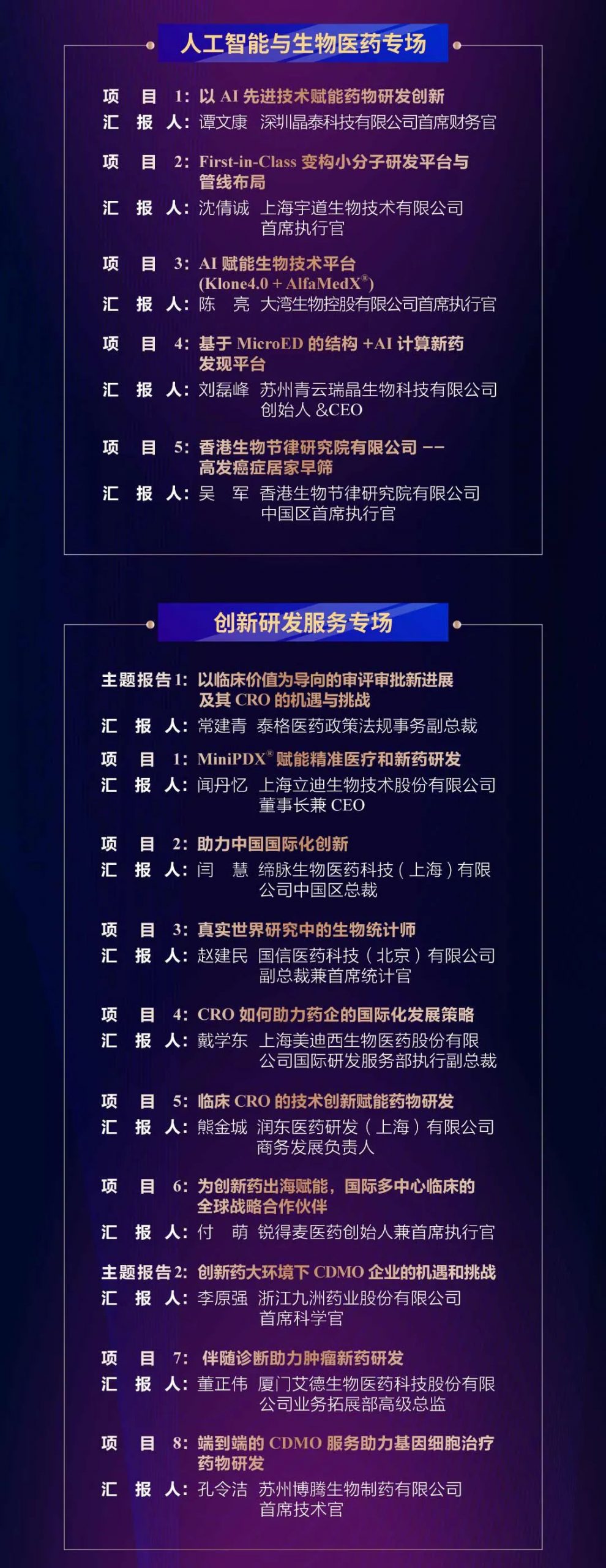 群贤毕至 盛宴再临 | 第六届中国医药创新与投资大会最新路演项目和精彩报告发布