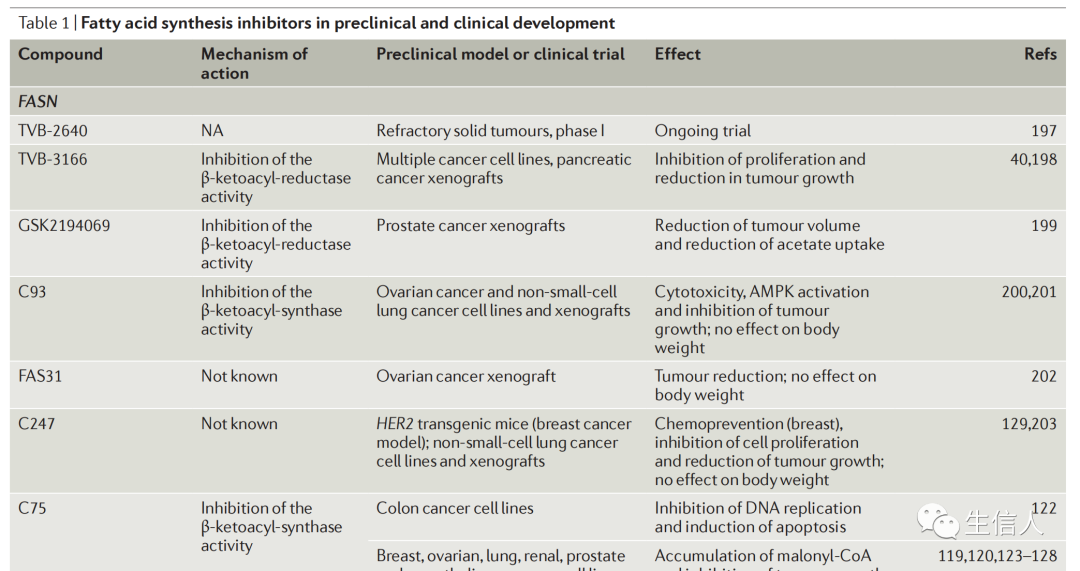 肿瘤又一个重磅热点思路：脂肪酸