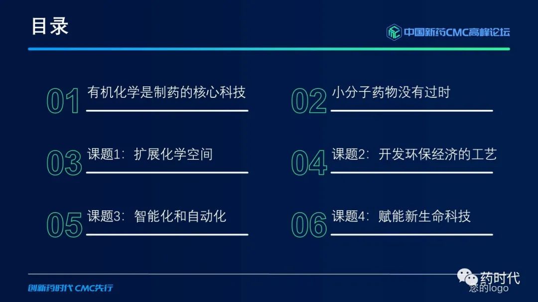 药时代报告 ｜ 谢雨礼博士解读有机化学赋能药物发现的新课题