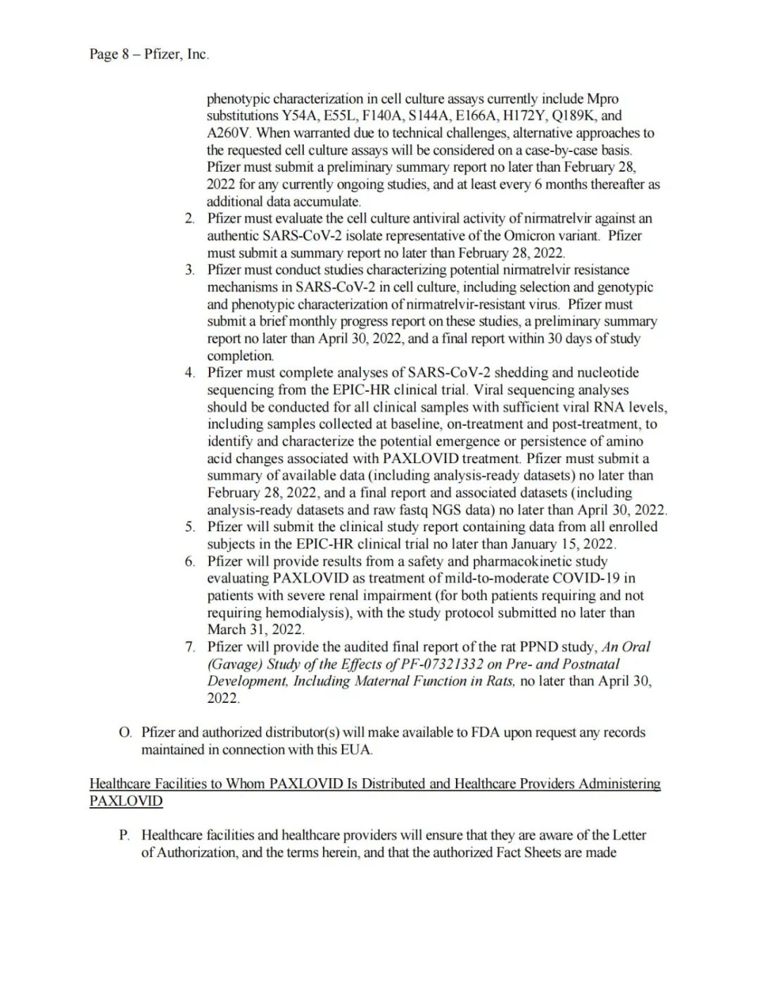 一文读懂辉瑞新冠口服药Paxlovid之紧急使用授权函（EUA Letter）和Q&A