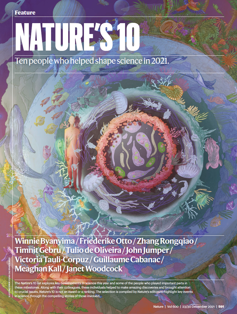 Nature年度十大人物揭晓，涉及多项生命科学发现