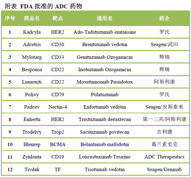 2021年国内ADC融资盘点