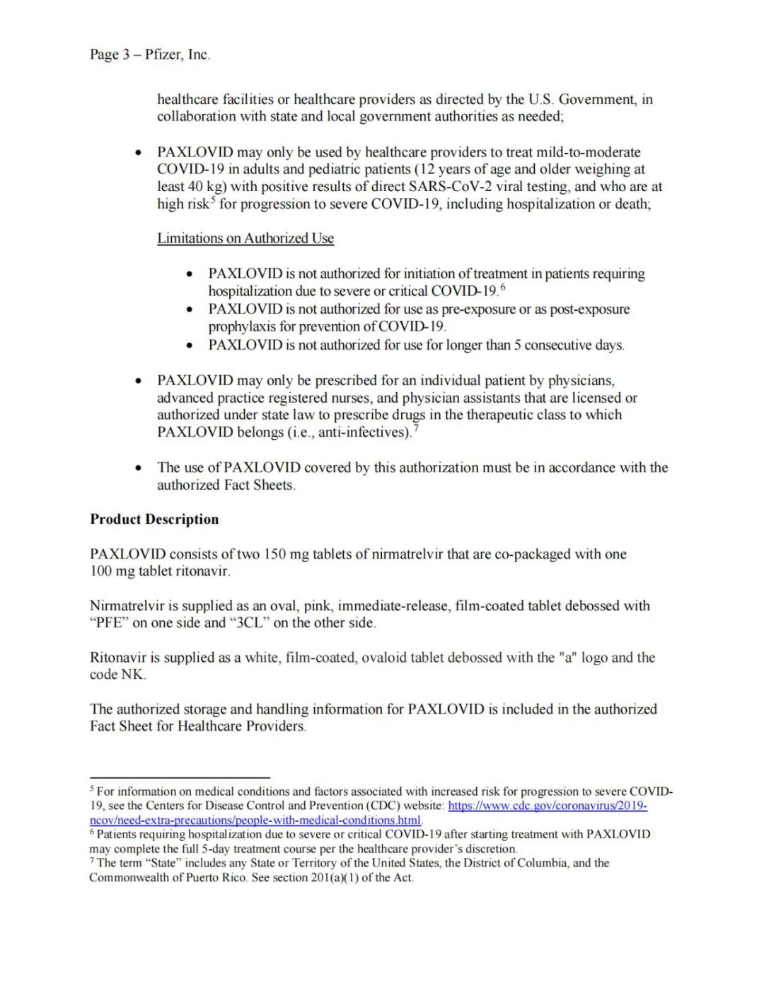 一文读懂辉瑞新冠口服药Paxlovid之紧急使用授权函（EUA Letter）和Q&A