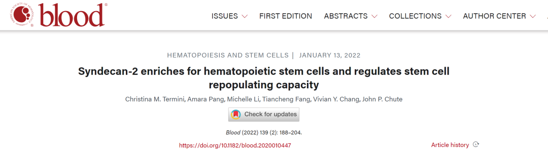 双刊齐发！干细胞治疗可帮助癌症患者更快从治疗中恢复！《Blood》、《Nature Communications》双发文