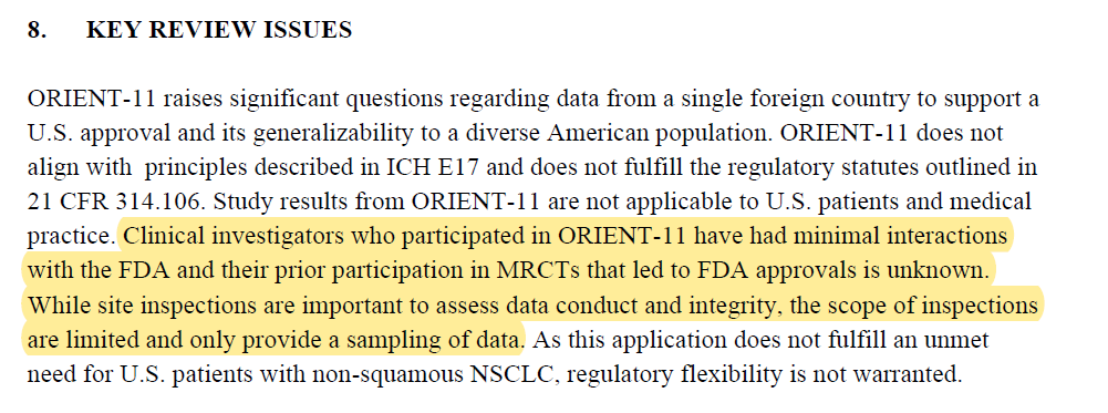 信达/礼来ODAC考卷公布，FDA出题思路如何解读？