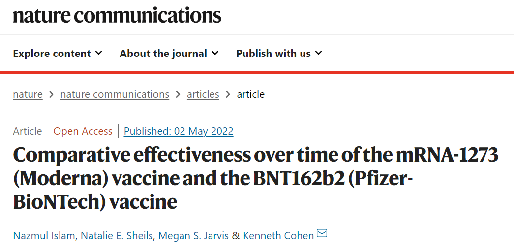 在真实世界中，随着时间推移，哪款mRNA疫苗效果更好？