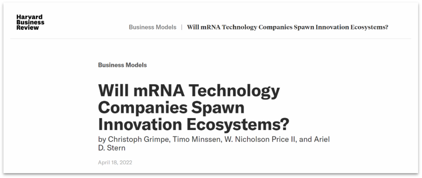 mRNA技术平台将诞生像“苹果、谷歌这样的变局者”，颠覆药物开发模式