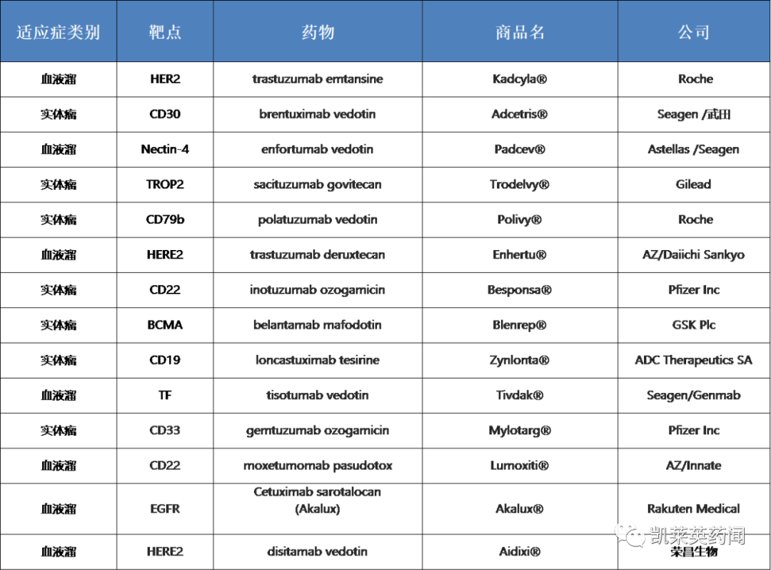 哪款产品将“制霸”ADC领域：已上市ADC药品全球销售额预测排行榜