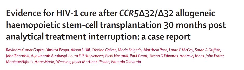 世界第四例艾滋病治愈者出现，感染HIV三十多年后实现长期缓解