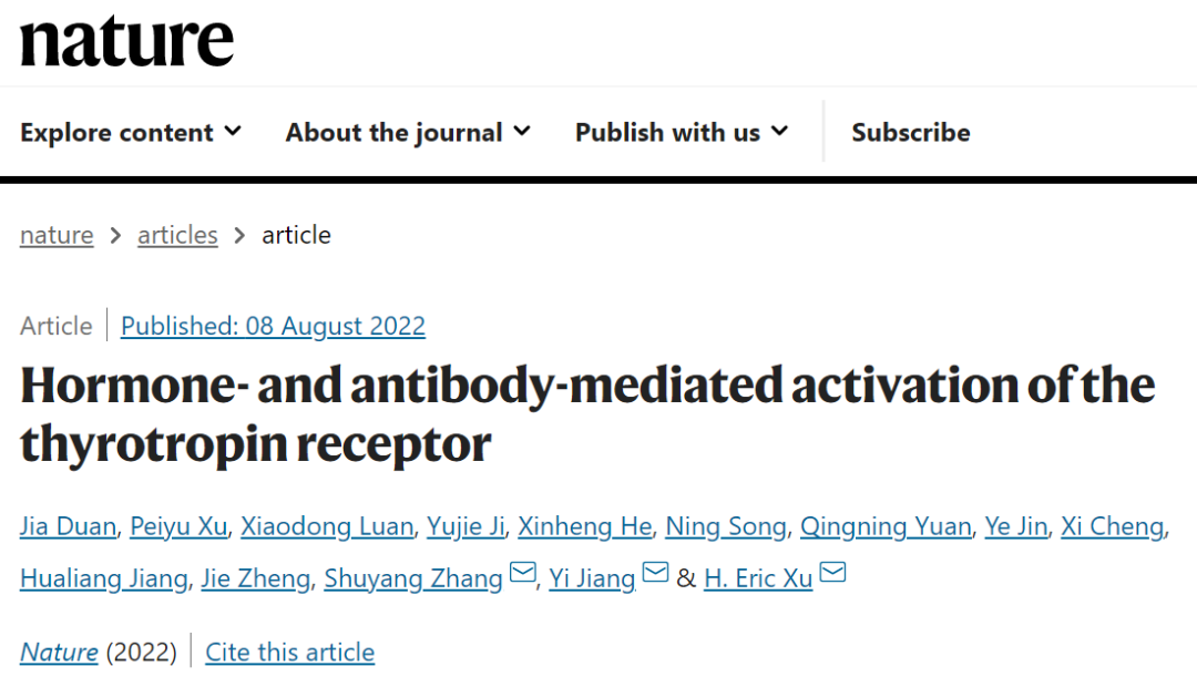 揭秘自身免疫性「甲亢甲减」的分子机制，中国科学家Nature发文！