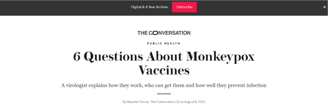 用mRNA技术开发猴痘疫苗，猴痘“克星”要来了吗？