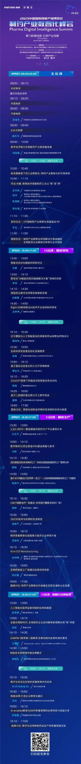 倒计时三周丨PHDI 2023 制药产业数智化峰会最新议程&大咖阵容公布