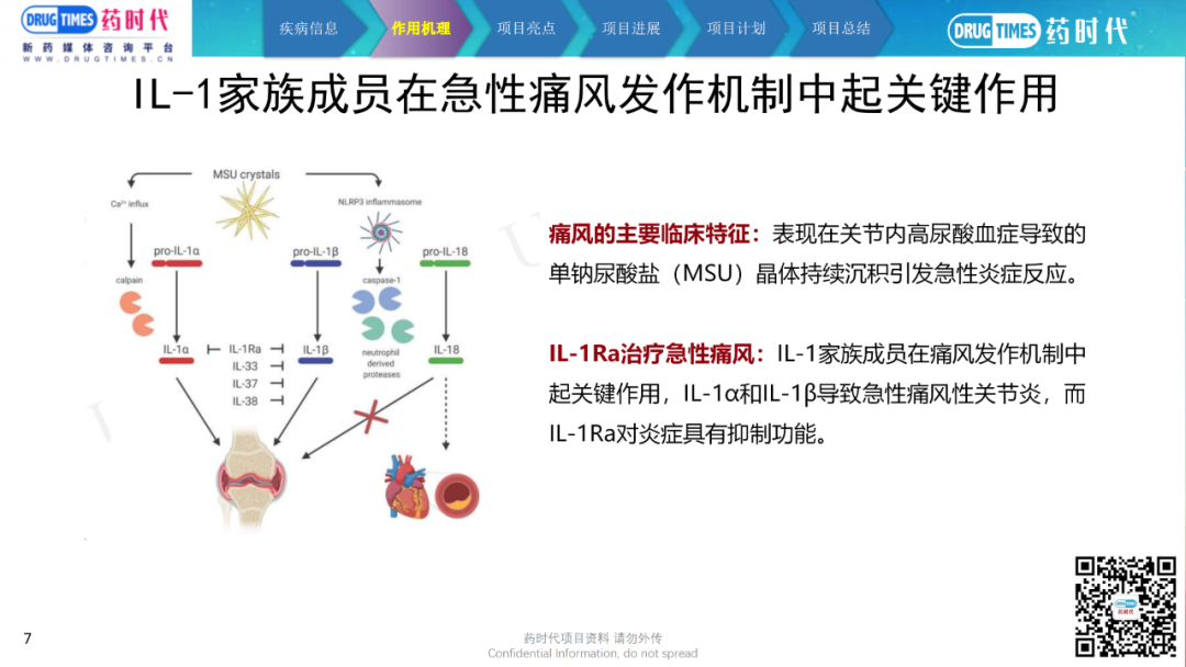 药时代BD-112项目 | 急性痛风、化疗引发的腹泻（CID）领域临床Ⅱ期重组人白介素-1受体拮抗剂寻求合作