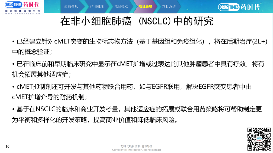 药时代BD-116项目 | 高活性、高选择性潜在BIC的c-MET靶向小分子抑制剂寻求合作