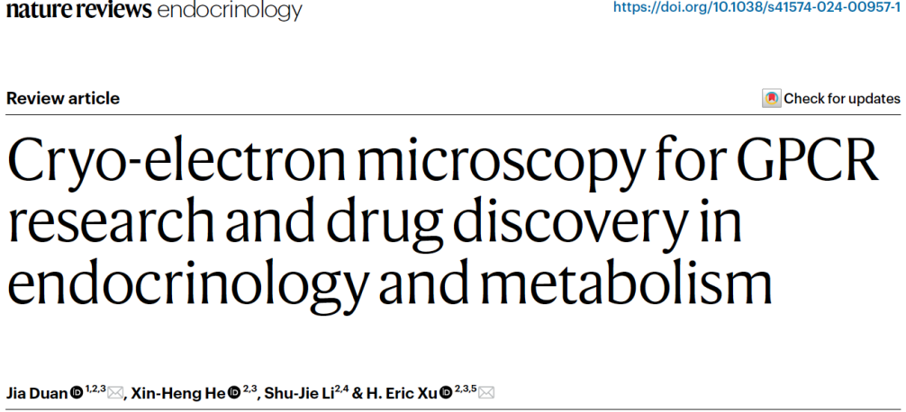 Nature Reviews Endocrinology 综述丨徐华强/段佳团队概述冷冻电镜在GPCR药物发现中的突破性研究