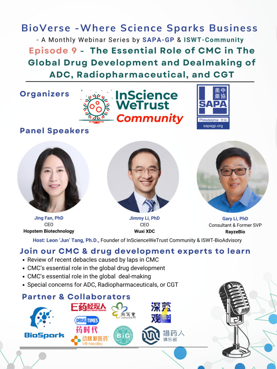 CMC in ADC, Radiopharmaceutical, and CGT | 药时代直播间