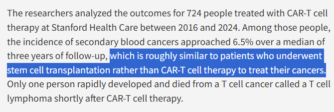 CAR-T Black Box Warning Controversy Again？