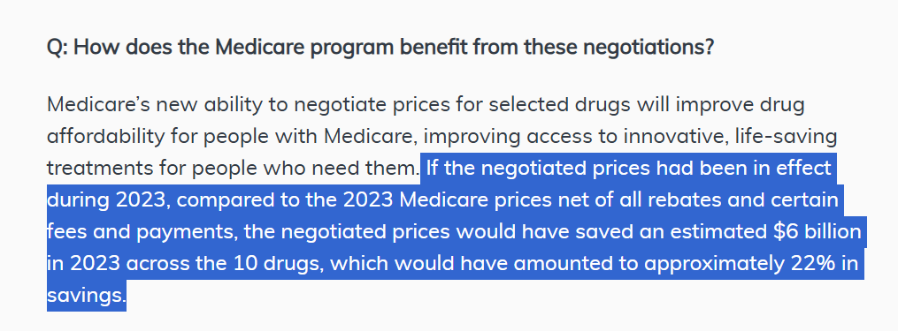 79% discount, the hightest among negotiated prices of first 10 lRA drugs