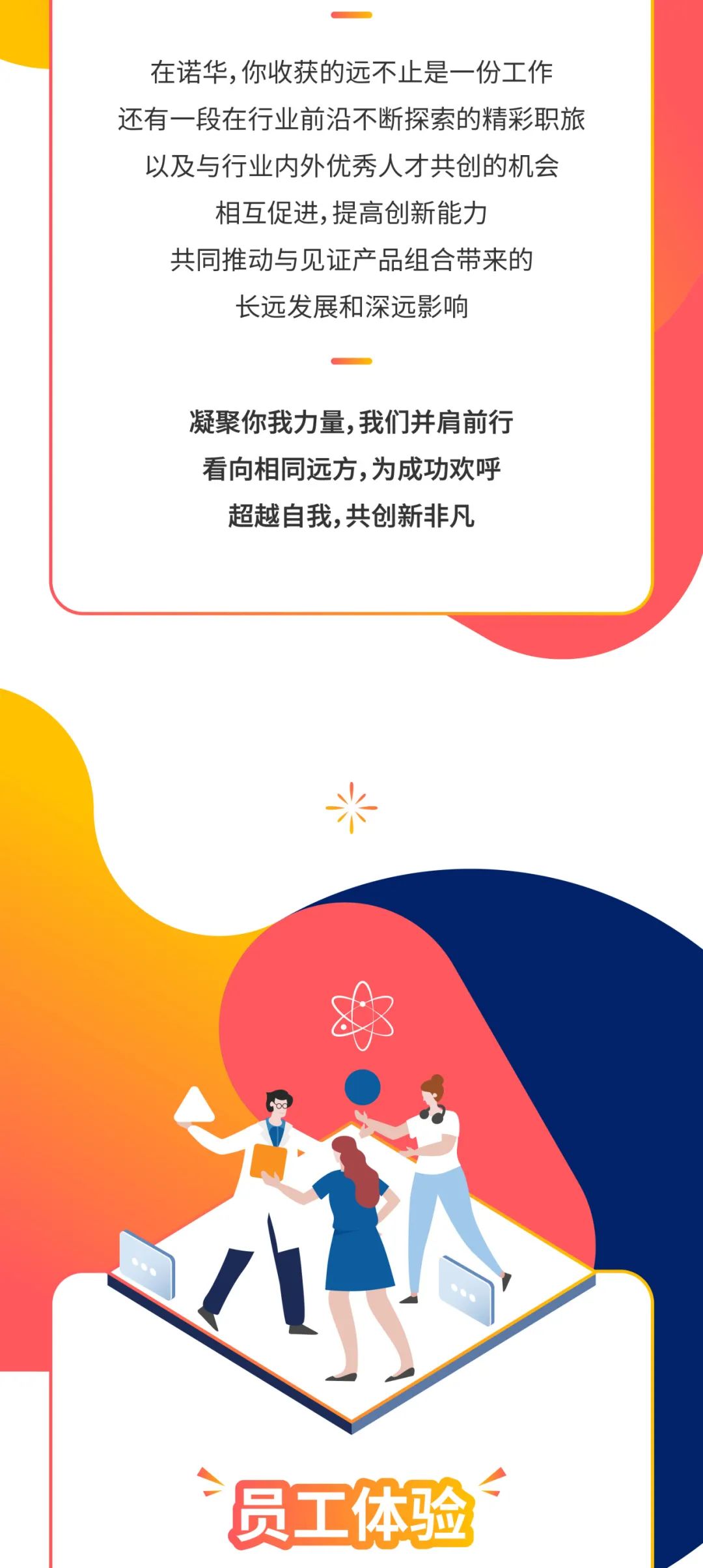 诺华向你发送一条新消息：聚梦成就非凡，一起启程创想！