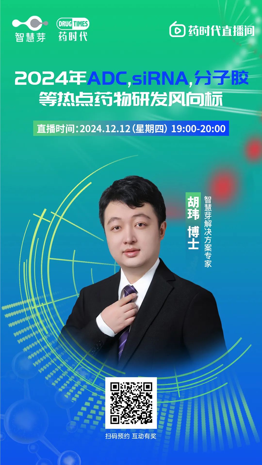 2024年ADC、siRNA、分子胶等热点药物研发风向标 | 药时代直播间