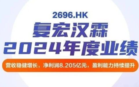 全年利润增幅50.3%！复宏汉霖2024年度业绩：创新&国际化双引擎驱动增长