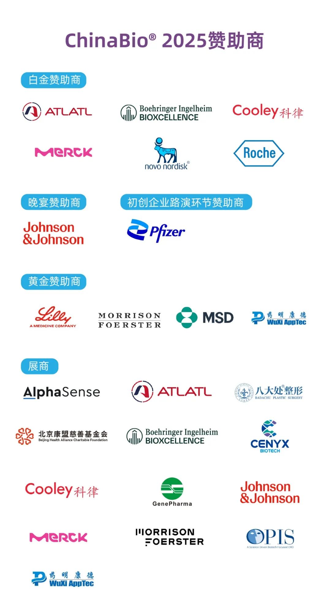 第十七届ChinaBio®定档2025年4月23-24日，partneringONE™ 平台已经开放！现场活动、演讲企业公开！