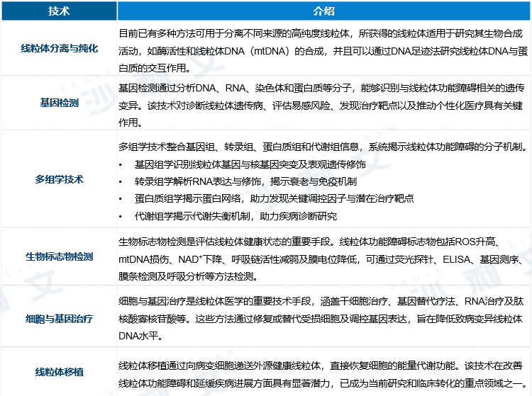 沙利文发布《2025线粒体医学行业发展现状与未来趋势白皮书》